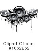 Music Speakers Clipart #1062262 by Vector Tradition SM