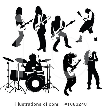 Royalty-Free (RF) Musician Clipart Illustration by Frisko - Stock Sample #1083248