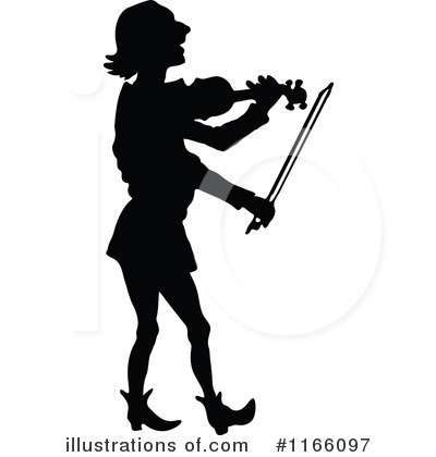 Royalty-Free (RF) Musician Clipart Illustration by Prawny Vintage - Stock Sample #1166097