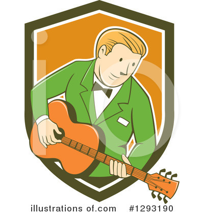 Royalty-Free (RF) Musician Clipart Illustration by patrimonio - Stock Sample #1293190
