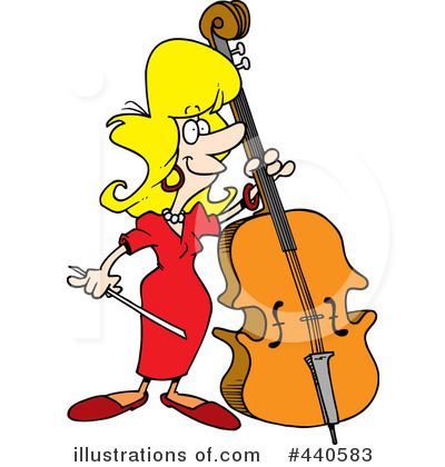 Royalty-Free (RF) Musician Clipart Illustration by toonaday - Stock Sample #440583