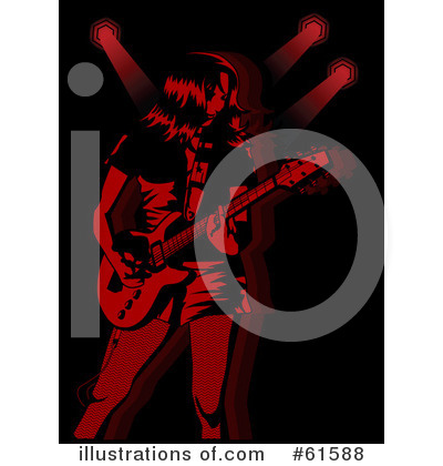 Royalty-Free (RF) Musician Clipart Illustration by r formidable - Stock Sample #61588
