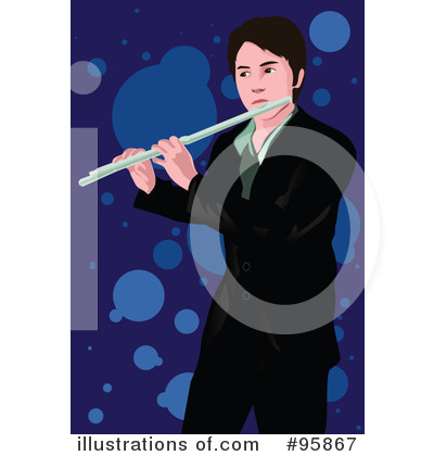 Royalty-Free (RF) Musician Clipart Illustration by mayawizard101 - Stock Sample #95867