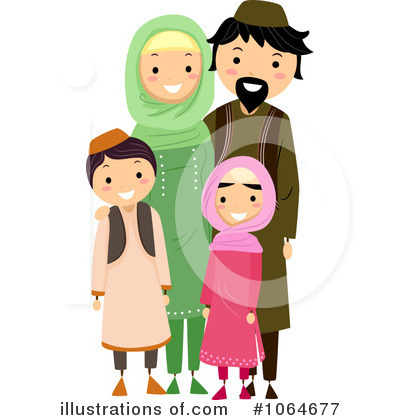 Royalty-Free (RF) Muslim Clipart Illustration by BNP Design Studio - Stock Sample #1064677