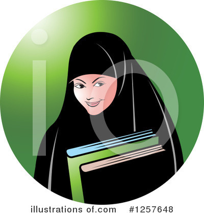 Reading Clipart #1257648 by Lal Perera