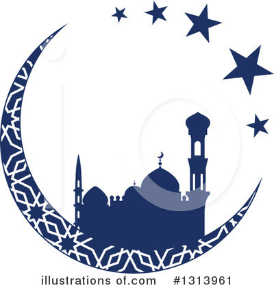 Crescent Moon Clipart #1313961 by Vector Tradition SM