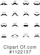 Mustache Clipart #1122137 by KJ Pargeter