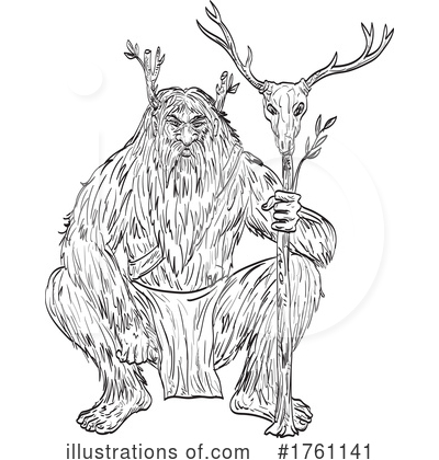 Royalty-Free (RF) Mythology Clipart Illustration by patrimonio - Stock Sample #1761141