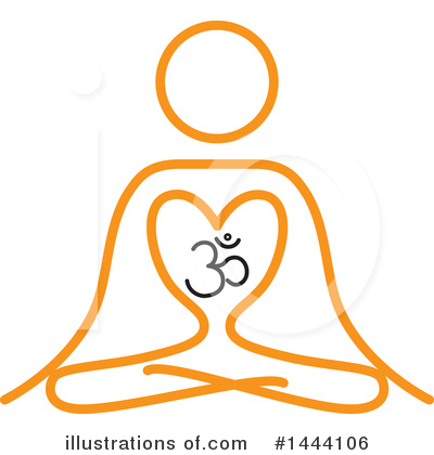 Namaste Clipart #1444106 by ColorMagic