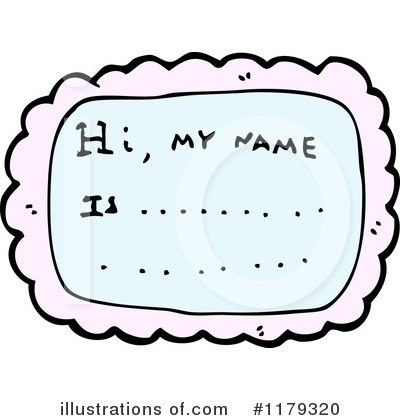 Name Tag Clipart #1179320 by lineartestpilot