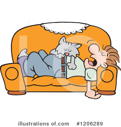 Couch Clipart #1206289 by Johnny Sajem