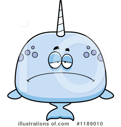 Narwhal Clipart #1189010 by Cory Thoman