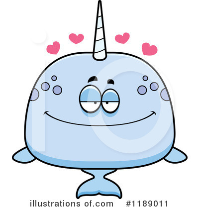 Narwhal Clipart #1189011 by Cory Thoman
