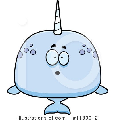 Narwhal Clipart #1189012 by Cory Thoman