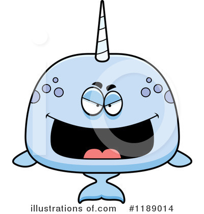 Narwhal Clipart #1189014 by Cory Thoman
