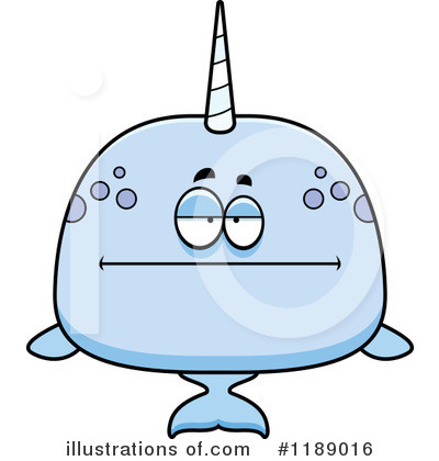 Narwhal Clipart #1189016 by Cory Thoman