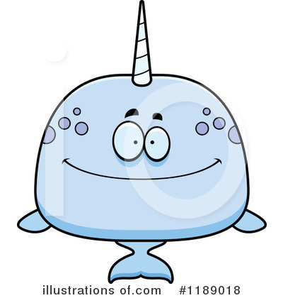 Narwhal Clipart #1189018 by Cory Thoman