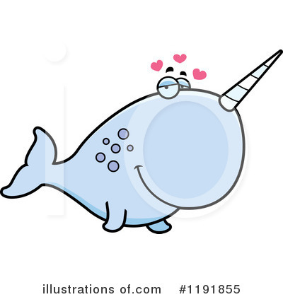 Royalty-Free (RF) Narwhal Clipart Illustration by Cory Thoman - Stock Sample #1191855