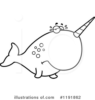 Royalty-Free (RF) Narwhal Clipart Illustration by Cory Thoman - Stock Sample #1191862