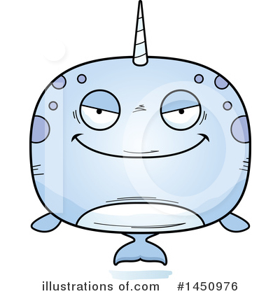 Narwhal Clipart #1450976 by Cory Thoman