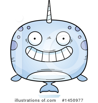 Narwhal Clipart #1450977 by Cory Thoman