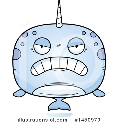 Narwhal Clipart #1450979 by Cory Thoman
