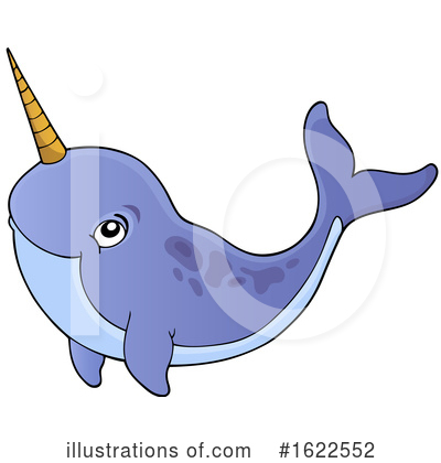 Narwhal Clipart #1622552 by visekart
