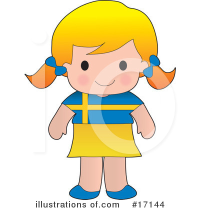 Royalty-Free (RF) Nationality Clipart Illustration by Maria Bell - Stock Sample #17144