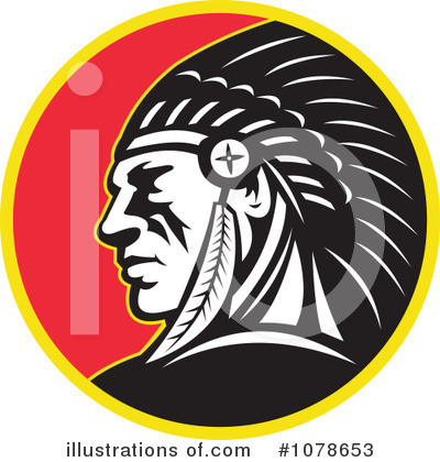 Native American Clipart #1078653 by patrimonio