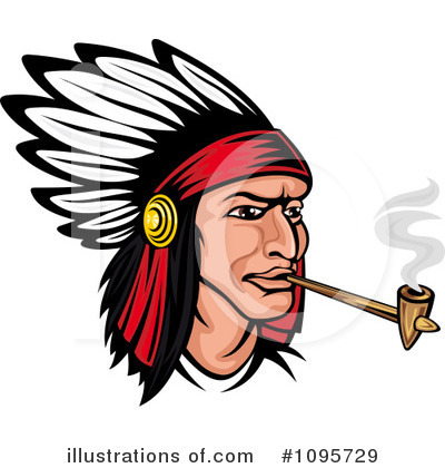 Native American Clipart #1095729 by Vector Tradition SM
