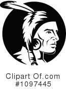 Native American Clipart #1097445 by patrimonio