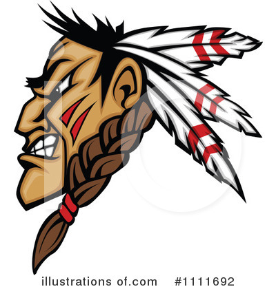 Royalty-Free (RF) Native American Clipart Illustration by Chromaco - Stock Sample #1111692