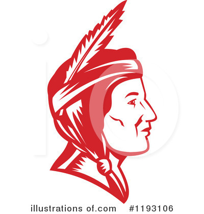 Royalty-Free (RF) Native American Clipart Illustration by patrimonio - Stock Sample #1193106