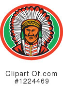 Native American Clipart #1224469 by patrimonio