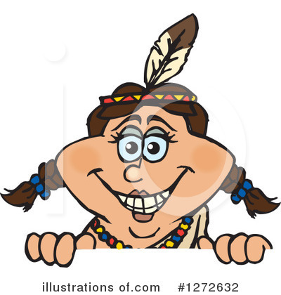Royalty-Free (RF) Native American Clipart Illustration by Dennis Holmes Designs - Stock Sample #1272632