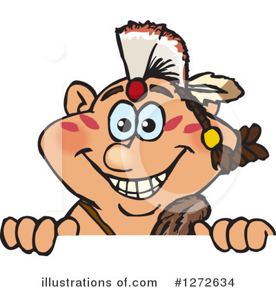 Royalty-Free (RF) Native American Clipart Illustration by Dennis Holmes Designs - Stock Sample #1272634