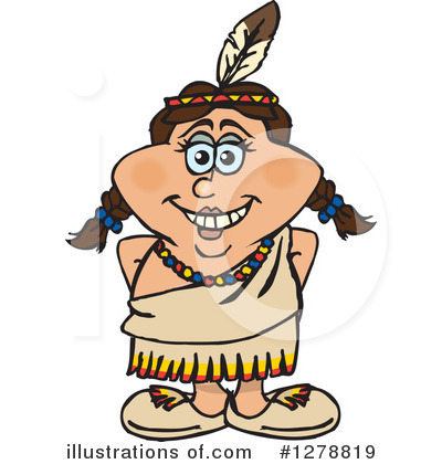 Royalty-Free (RF) Native American Clipart Illustration by Dennis Holmes Designs - Stock Sample #1278819
