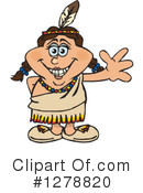 Native American Clipart #1278820 by Dennis Holmes Designs
