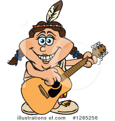 Native American Clipart #1285256 by Dennis Holmes Designs