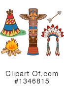 Native American Clipart #1346815 by BNP Design Studio