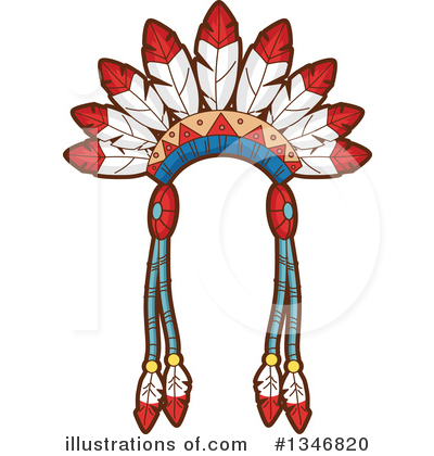 Native American Clipart #1346820 by BNP Design Studio