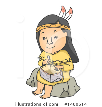 Royalty-Free (RF) Native American Clipart Illustration by BNP Design Studio - Stock Sample #1460514