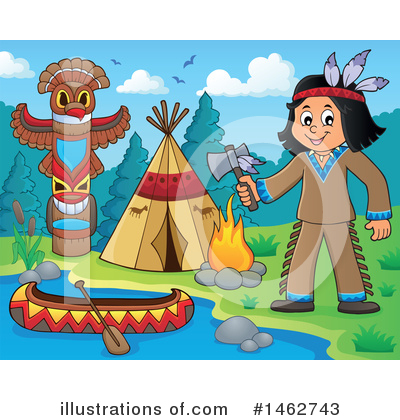 Native American Clipart #1462743 by visekart