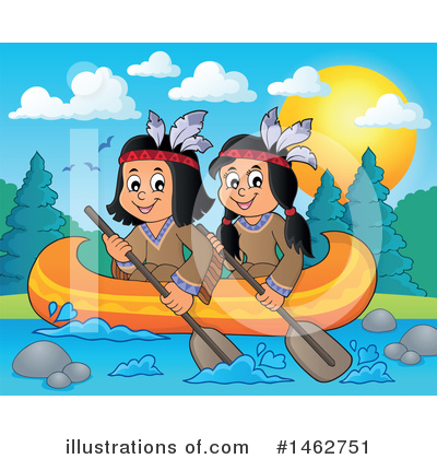 Royalty-Free (RF) Native American Clipart Illustration by visekart - Stock Sample #1462751