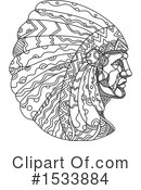Native American Clipart #1533884 by patrimonio