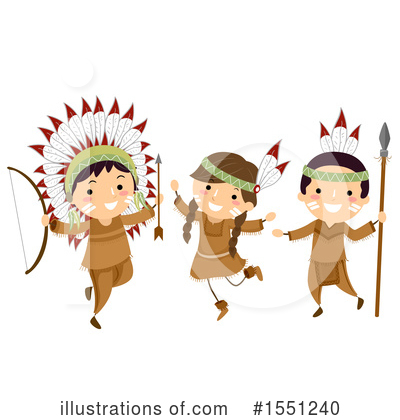 Royalty-Free (RF) Native American Clipart Illustration by BNP Design Studio - Stock Sample #1551240