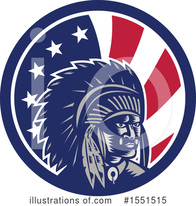 Native American Clipart #1551515 by patrimonio