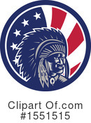 Native American Clipart #1551515 by patrimonio