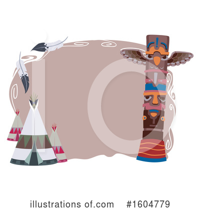 Totem Pole Clipart #1604779 by BNP Design Studio