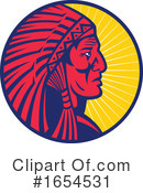 Native American Clipart #1654531 by patrimonio
